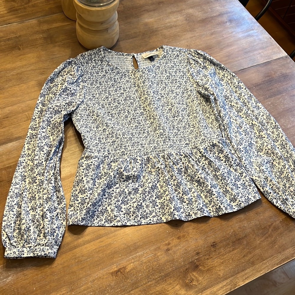 Floral Peplum Top Medium